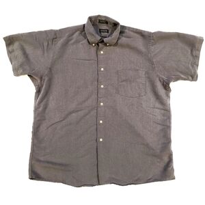 3/$20 Arrow Gray Herringbone Button Down Shirt